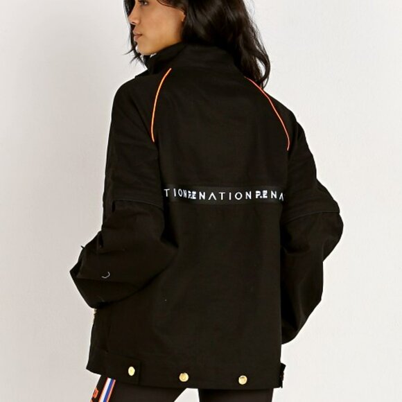 PE NATION The Tempo Run Jacket Black Women's Size Small NWT - Picture 2 of 12